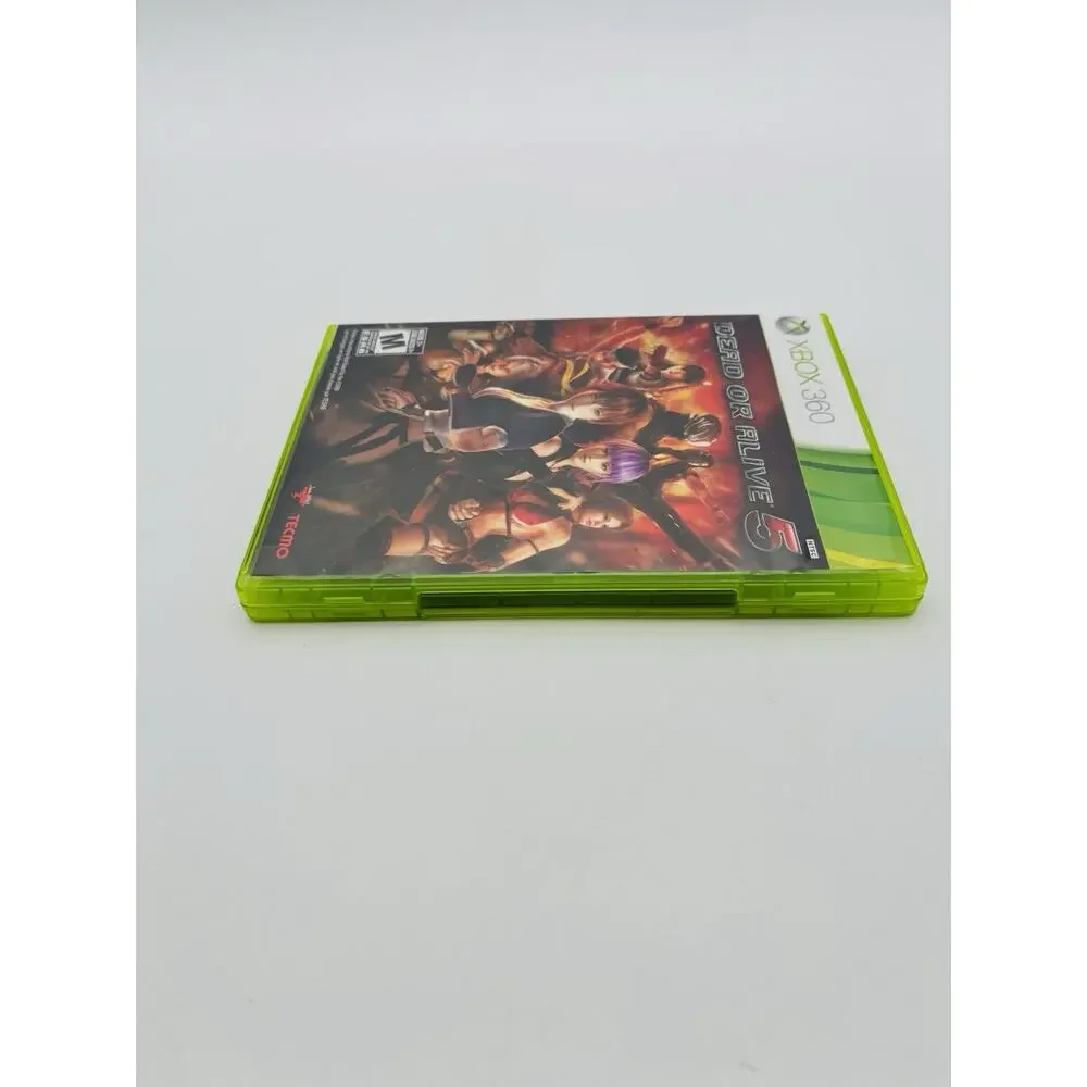 Dead or Alive 5 (Microsoft Xbox 360, 2012) Complete with Manual CIB Tested Works